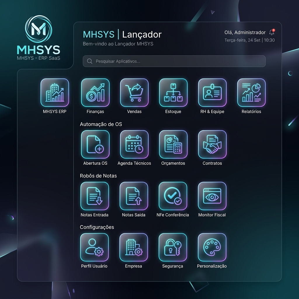 Launcher de Ferramentas - Desktop OS